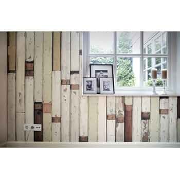 大人気！輸入壁紙★SCRAPWOOD WALLPAPER PHE-08★新品壁紙 Amazon | スクラップウッド 輸入壁紙 オランダ製 NLXL SCRAPWOOD